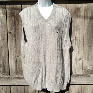 Nautica Vintage Sweater Vest V-Neck